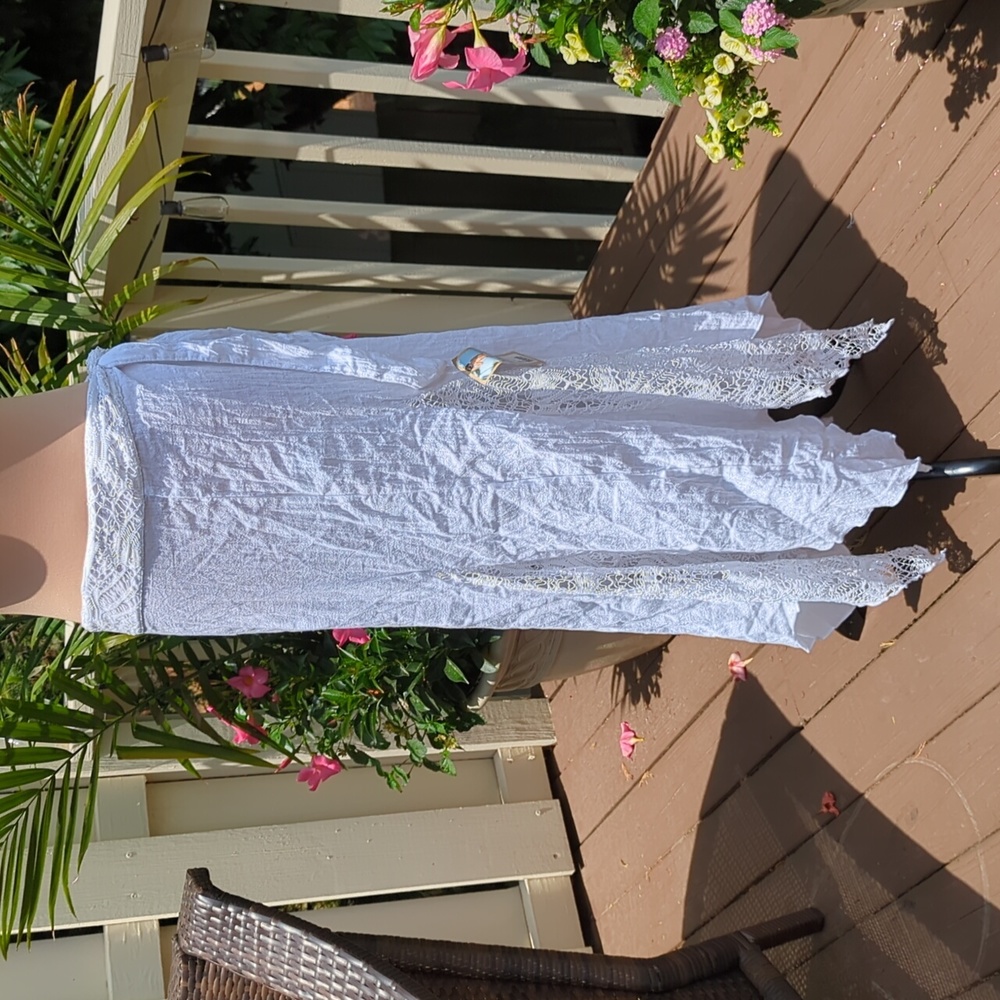 AM PM by Spiral White Maxi Skirt NWT